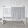 Fleet blanket "shells", size 100x140 cm, color gray color
