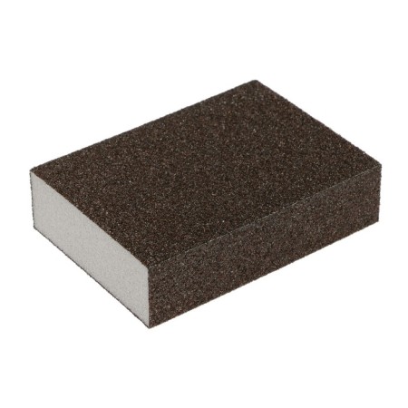 Sponge abrasive grinding tundra, solid, 100 x 70 x 25 mm, p60