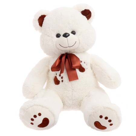 Soft toy "Bear Frank", 90 cm, milk color