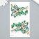 Tattoo on the body color "Frog with a balalaika" 6x10.5 cm