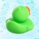 A set of swimming toys “Catch a duck”, 1 net on a suction cup, 3 ducks, color mix
