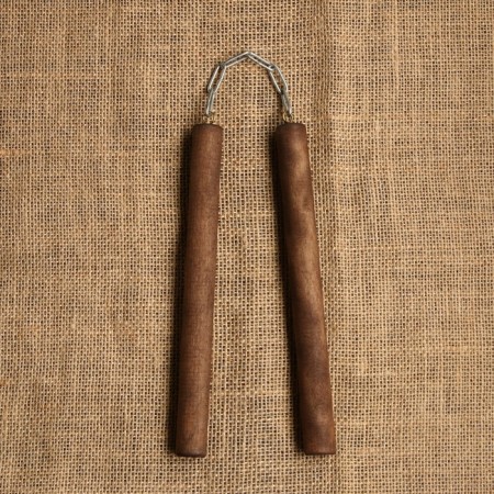 Wooden souvenir "Nunchaki", 20 cm, (dark) beech massif