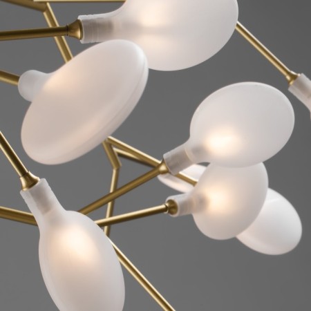 Freya FR5049CL-36G Florencia, 980x980x600 mm ceiling lamp, G4, 36x3W, Color Gold-3