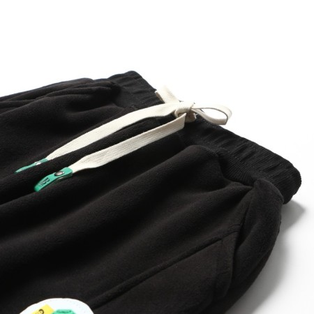 Pants for boys, I have launched, black color, height 86-92 cm-1