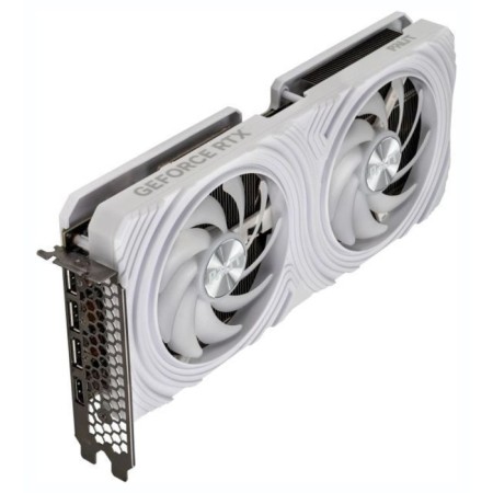 The Palit PCI-E 4.0 RTX4070 DUAL WHITE NVIDIA GeForce RTX 4070 12GB 192BIT GDDR6X 19 106852-3