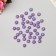 Decor for creativity Plastic "Half -Pesterpoline with Strose Violet" set 40 pcs 1x1x0.5 cm