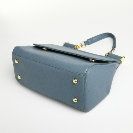Women's bag on magnet Textura, small size, color gray-blue-7
