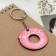 Magnet for a refrigerator and a keychain "Sweet mood", a set of 2 items
