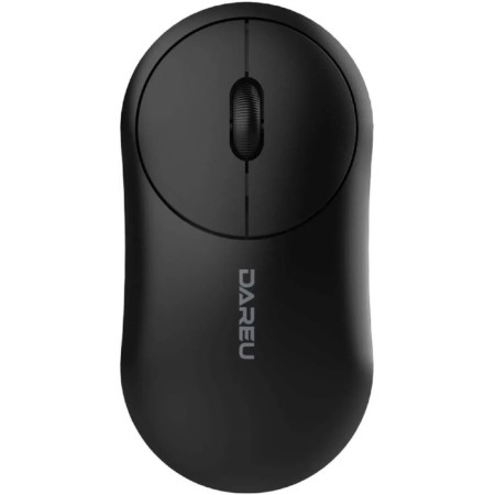 Mouse Dareu Wireless LM166D Black (Black), DPI 1200, receiver 2.4GHZ+BT, size 1