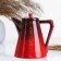Coffee pot "Nostalgia" 0.7l / 12x16cm, red