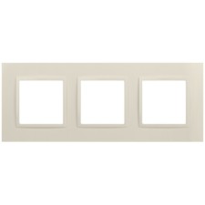 Frame for sockets and switches ERA ELEGANCE 14-5013-02 Classic, 3 posts, ivory