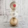 Set of balls plastic D-15 cm, 3 pcs "Festive assorted" with a white-gold