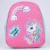 Youth backpack on lightning, mint/pink color