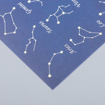 Constellation Scrapbooking Paper Density of 180 GP 15.5x17 cm-2