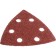 The triangle grinding bison 35583-060, perforated, P60, 93 x 93 x 93 mm, 5 pcs.