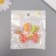 Decor for creativity plastic "Chamomile after a fence" set 6 pcs 2.5x2x1 cm