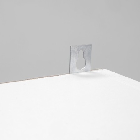 Cabinet hinged 600 Helga, 600x300x720, white/Gray Soft MDF-4