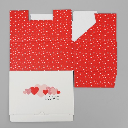 Gift folding box, packaging, "love", 22 x 15 x 10 cm-6
