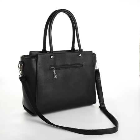 Bag Women's Tout, on a zipper, black color-1