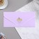 Money envelope "Universal" velvet, balls, purple background, 19x9.3 cm