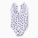 Swimsuit Assed children's minku color white growth 122-128 cm
