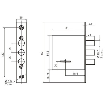 Soldressed Border ZV 8-8D/15 (KLP5-85) U2 UKR 70911, b/handles-1