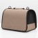 Overnight bag with organizer and porthole, 43 x 24 x 28 cm, beige