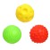 Gift New Year's set of developing tactile balls "Christmas tree", 3 pcs.