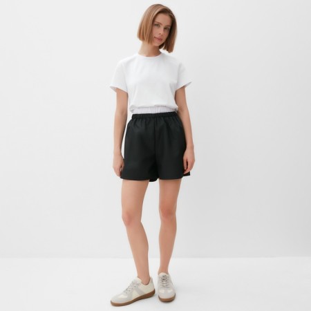 Women's shorts Minaku: Basic Line Black Color, Rr. 50-2