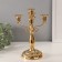 Summary Metal for 5 candles "Classic with curls" D-2 cm 12x18.5x28 cm
