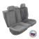 Protective cape for children's car seats, oxford, black, 44x95 cm