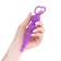 Anal balls of the oka-hoods, Soft Touch Silicone, D = 11-32 mm, h = 140 mm, purple