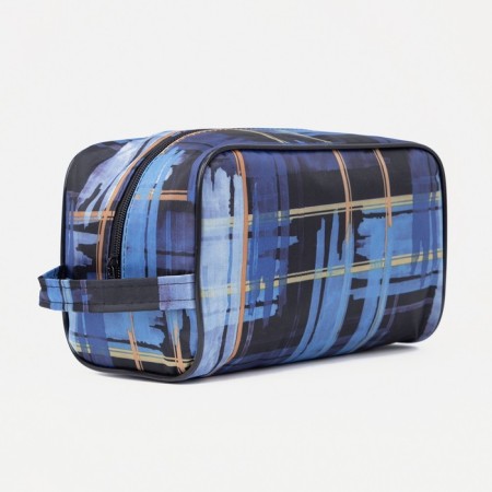 Lightning cosmetic bag, blue color
