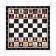 Demonstration chess 40 x 40 cm "Game time" on a magnetic board, 32 pcs, black