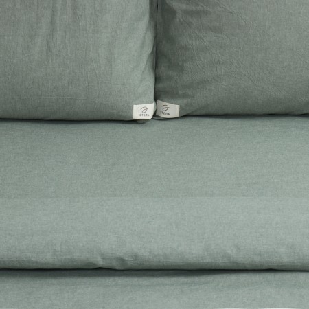 Denim 1.5 SP, 155x210cm bedding, 160x240cm, 50x70-2pcs, olive color, greedy cotton, 140g/-2