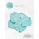 Cardigan Children's Amarobaby Knit, height 140, mint color
