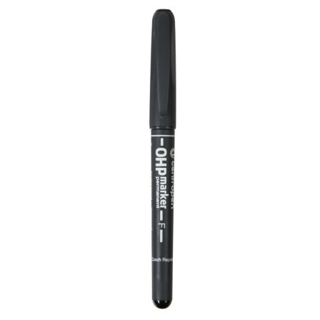 Marker for OHP permanent 1.2 mm, line 0.6 mm, centropen 2636F, black color-4