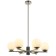 SHARO 6XE27 40W RAYST CALLENT, size 70x70x56.5-96.5 cm, Nickel color