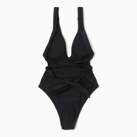 Swimsuit female adhesive minku color Black size 48-9