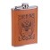 Flaw for alcohol 270 ml, "Russia", stainless steel, gift, army, 9 oz