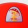 Children's anti -slip “comfort” pot with a lid, a removable bowl, red color