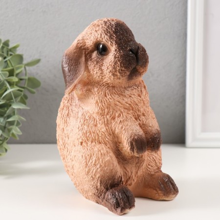 Piggy bank "Rabbit No. 4 Siamese color" height 17.5 cm, width 11.5 cm, length 11.5 cm-2