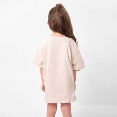 Children's T -shirt KAFTAN "Good IDEA", p. 34 (122-128 cm), beige-3