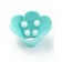 Veterinary collar made of felt "chamomile", size XS, turquoise
