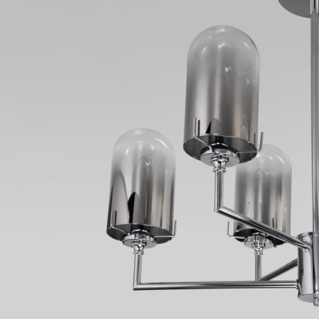 Ceiling Lamp Eurosvet Pluto 60156/6, E14, 6x40W, 660x660x520 mm, chromium color-1