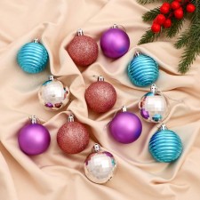 Set of balls plastic D-5 cm, 12 pcs 