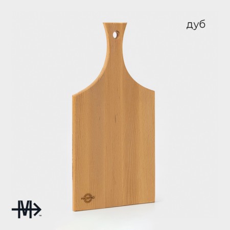 Groot board with a straight handle Magistro, 39 × 19.5 × 1.5 cm, oak-1