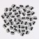 Eyes, set of 50 pcs., Size 1 pc. - 2 × 1.6 cm, black color