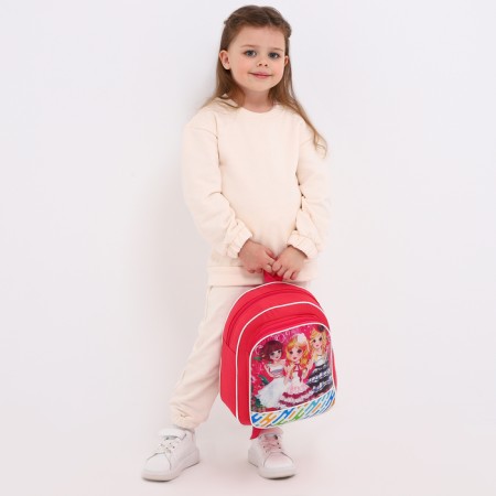 Baby backpack on lightning, pink color-3