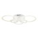LED ceiling LED with Ambrella Light, Original, FA4065, 65 W, 5525LUM, 3000-6400K, white color.